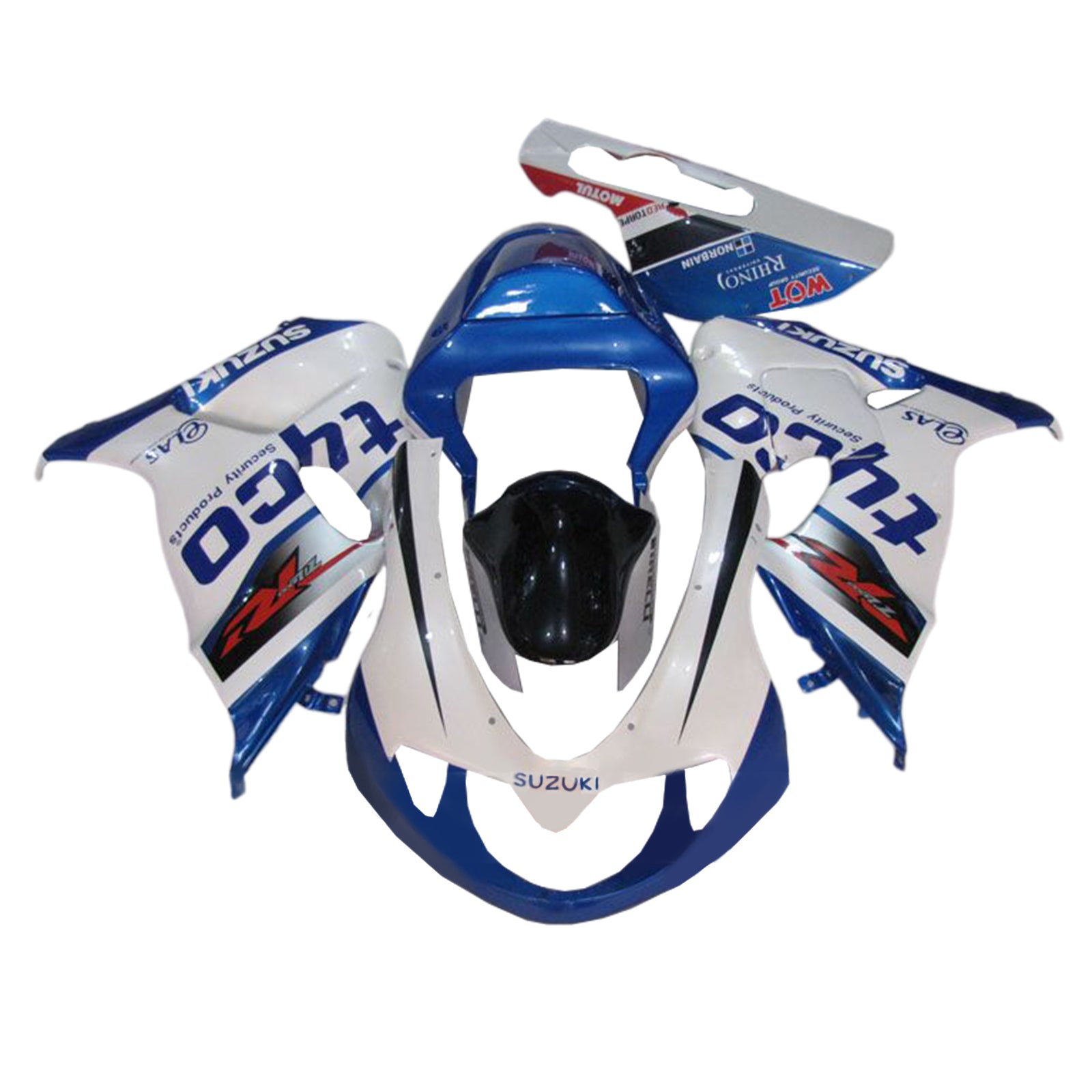 Amotopart 1998-2003 TL1000R Suzuki azul y blanco estilo 7 kit de carenado