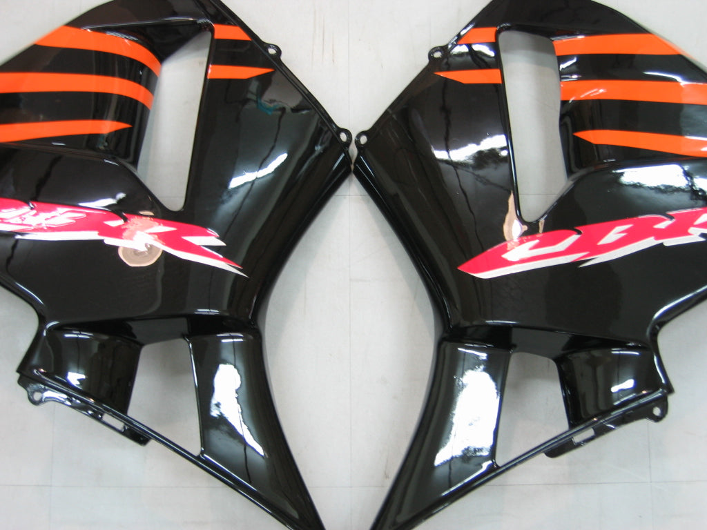 Amotopart 2005-2006 Honda CBR600RR Black&Orange Fairing Kit