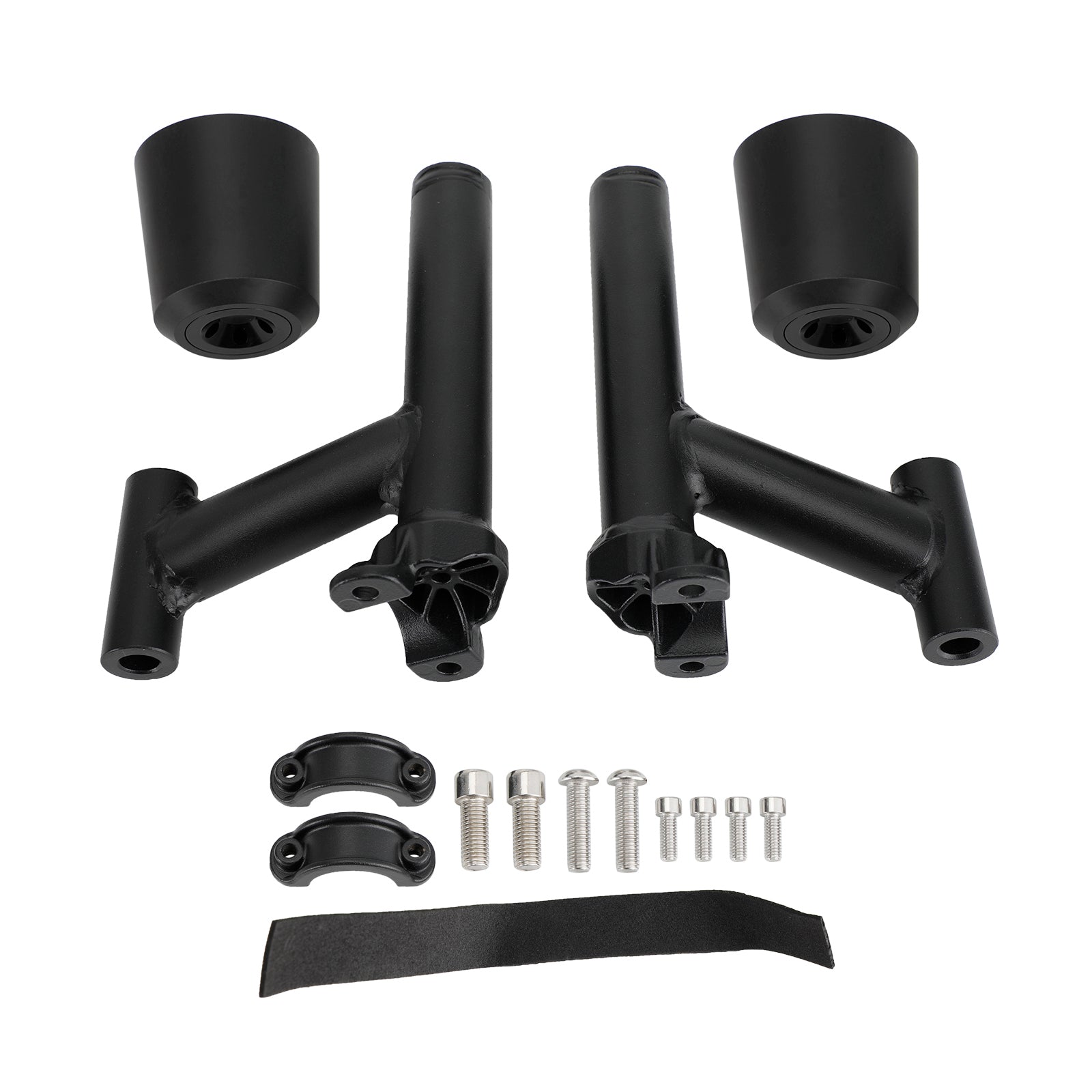 Aluminum Frame Crash Sliders Protection Black Fit For Rc390 Rc 390 2022-2023