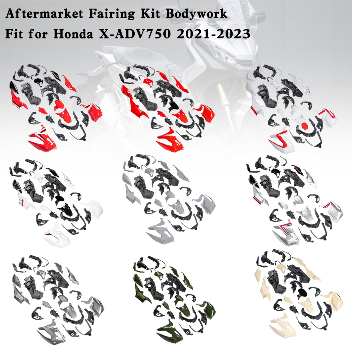 Injection Molding Fairing kit Bodywork for Honda X-ADV 750 XADV750 2021-2023