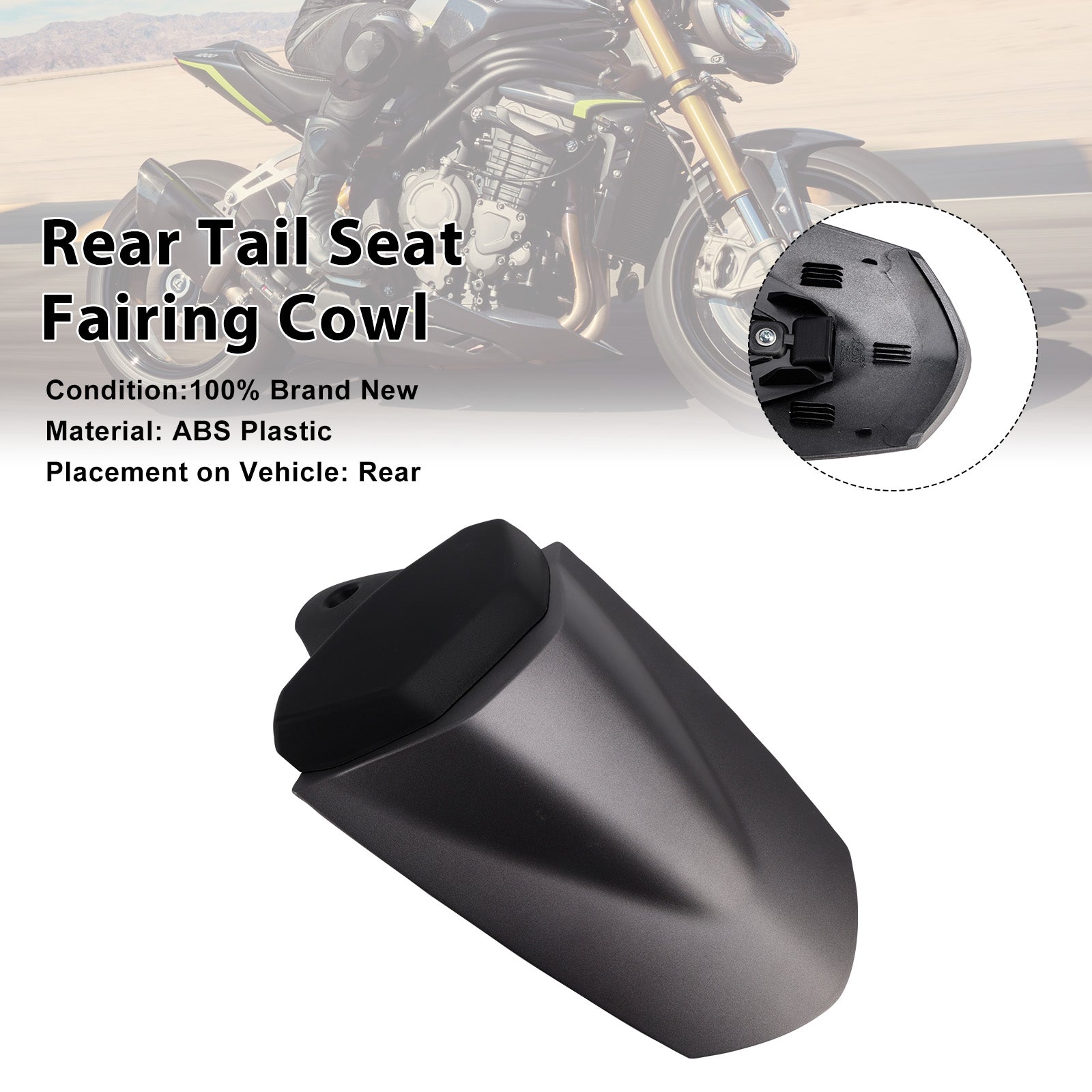 2025-2026 Speed Triple 1200 RS Rear Tail Seat Fairing Cowl Cover