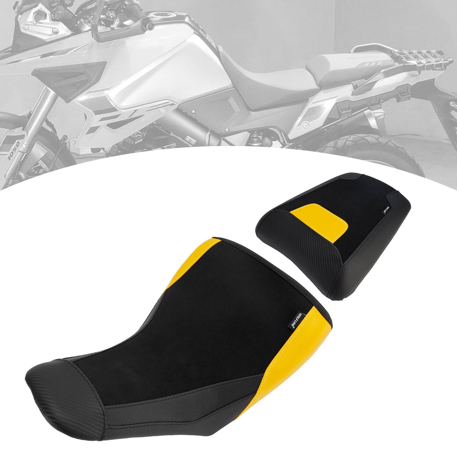 2023-2025 Suzuki V-Strom Dl1050 Lower Front&Rear Driver Seat Pillion Yellow Fits