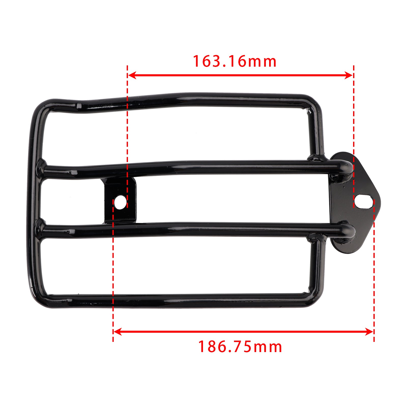 2004-2022 Solo Seat Fits Sportster XL XR 883 1200 Rear Luggage Rack Black