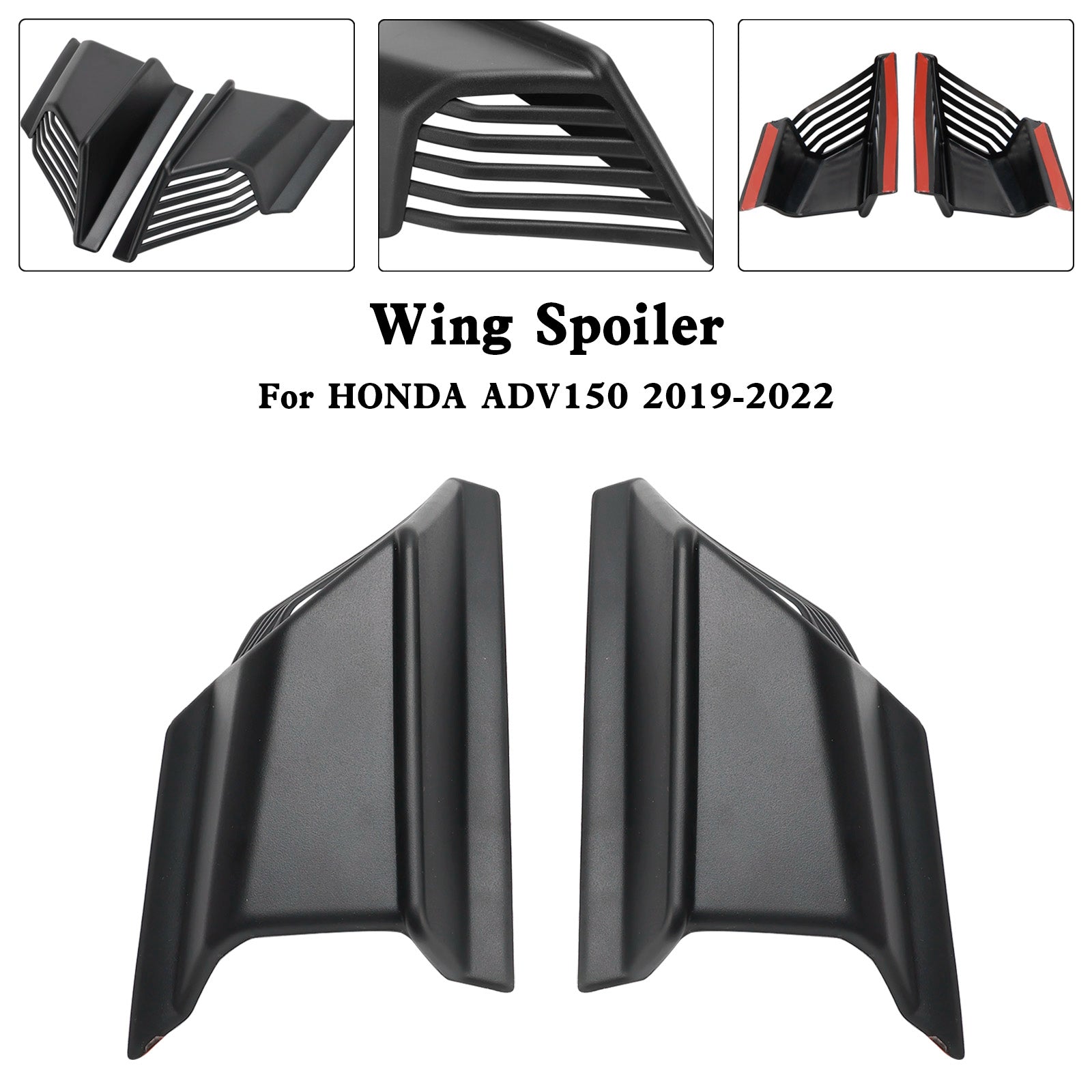 Body Winglet Side Deflector Air Wing Spoiler for HONDA ADV-150 2019-2022