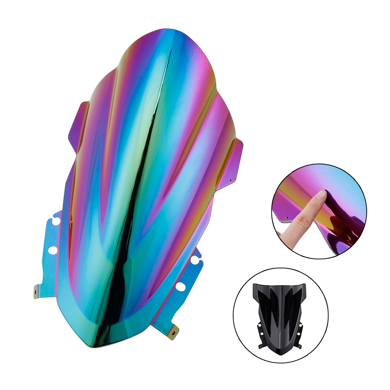 Daytona 660 2024-2025 Motorizador de parabrisas de motocicleta