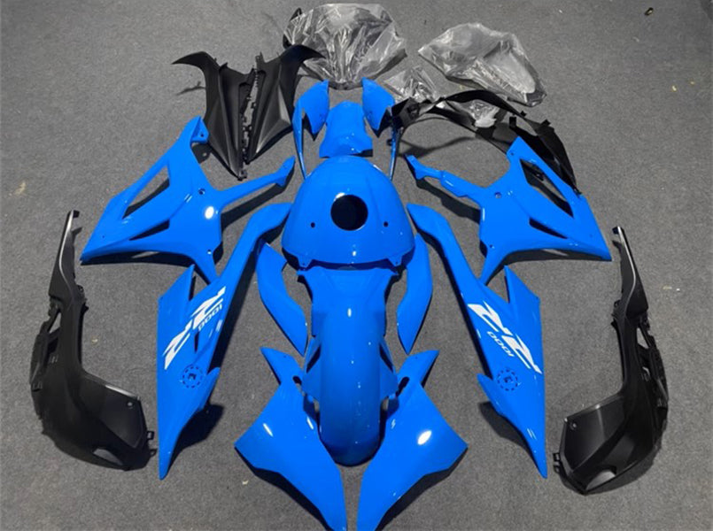 Amotopart 2019-2022 BMW M1000RR S1000RR Kit de carénage bleu clair et noir