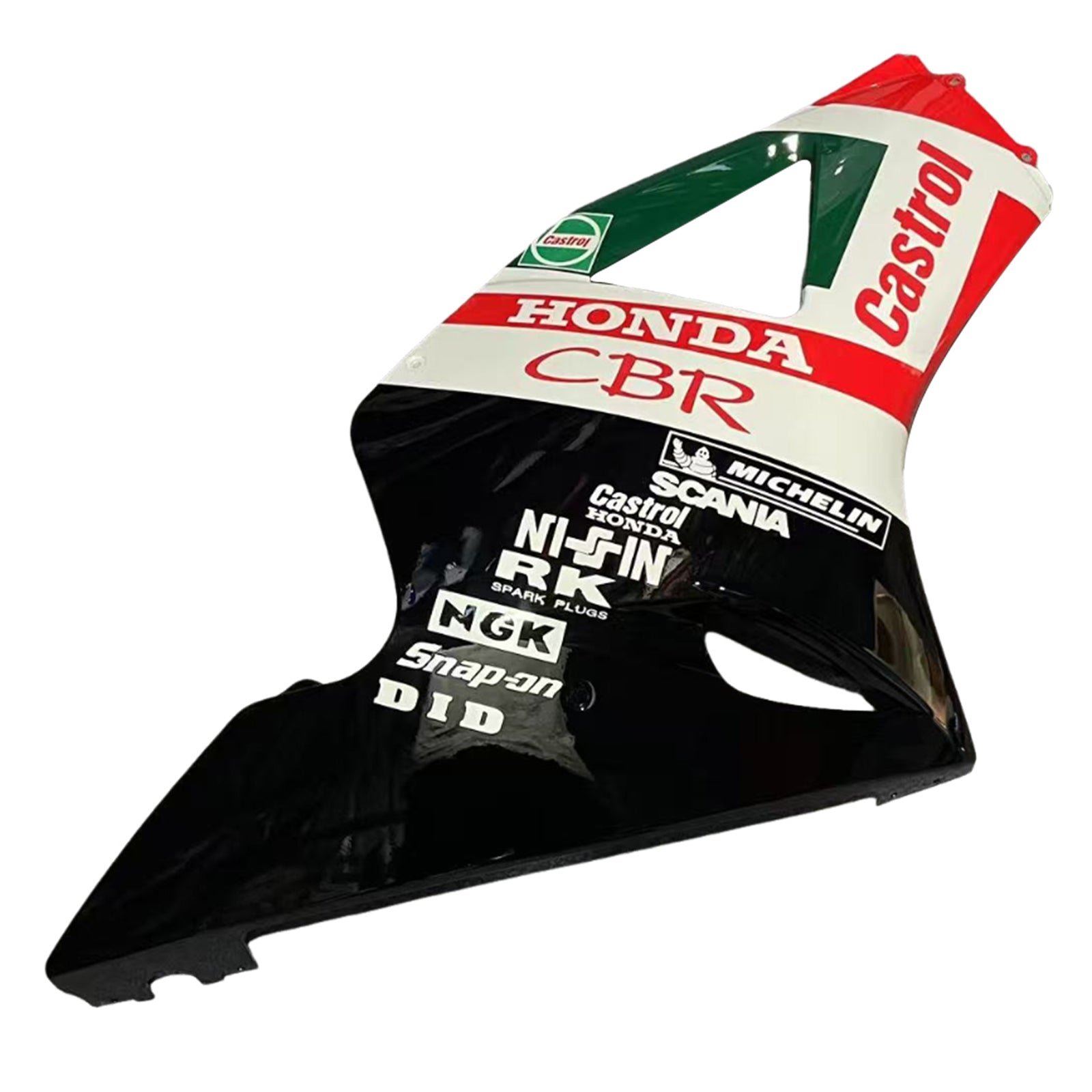 Amotopart 2002-2003 Honda CBR954 White Green Red Line Fairing Kit