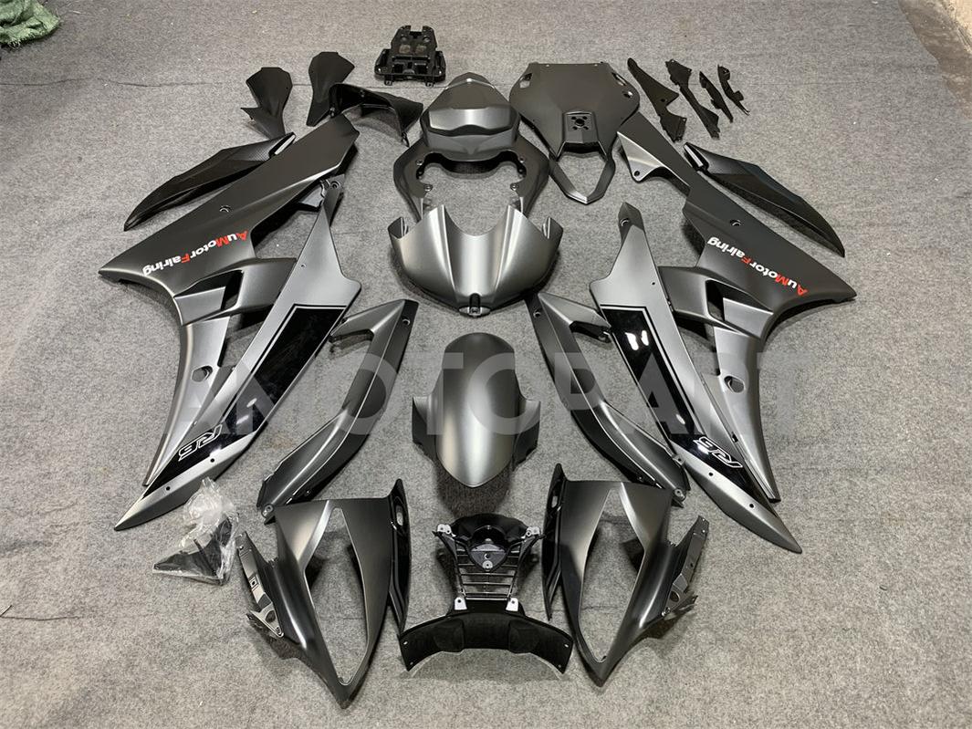 Amotopart Yamaha YZF 600 R6 2008-2016 Matte Gray Fairing Kit