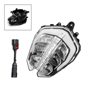 Front Headlight Grille Headlamp Led Protector Plastic For 390 2018-2019 Smoke