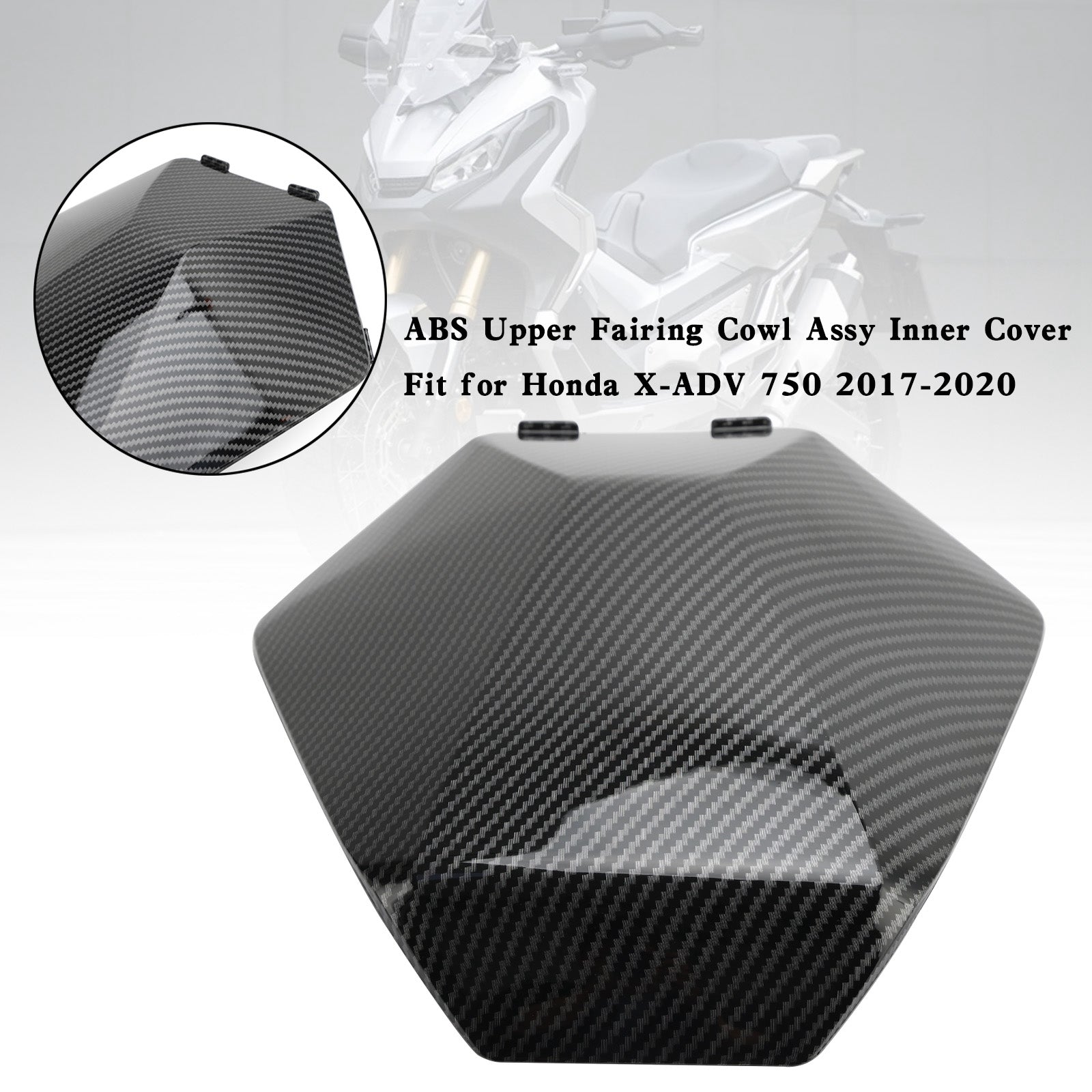 Obere ABS-Verkleidungsverkleidung, innere Abdeckung für Honda X-ADV 750 XADV 2017–2020