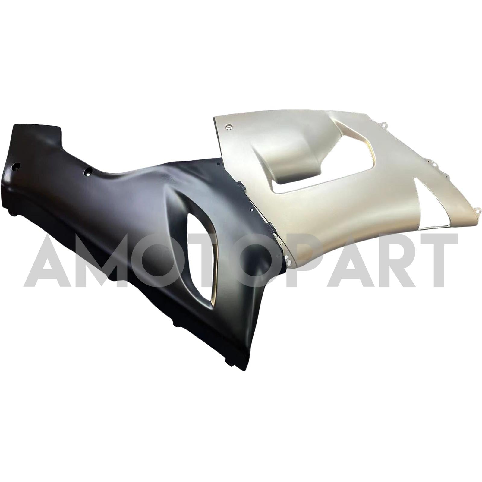 Amotopart 2005-2006 Kawasaki ZX6R 636 Sliver Fairing Kit