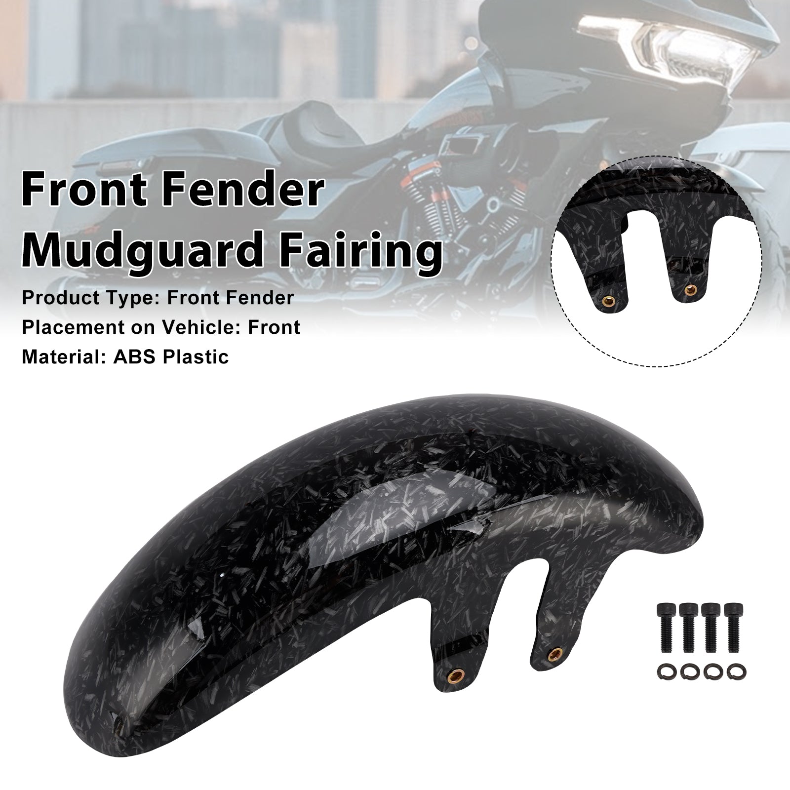 23-25 Touring CVO Road Glide / Street Glide  Front Fender Mudguard Fairing