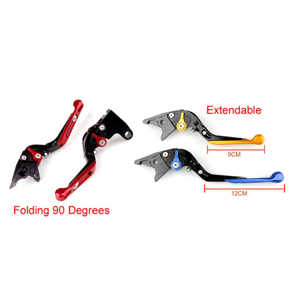 2013-2014 Honda CBR500R Adjustable Folding Extendable Brake Clutch Levers BK