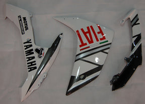 Amotopart 2007-2008 Yamaha YZF 1000 R1 Black&White Style2 Fairing Kit