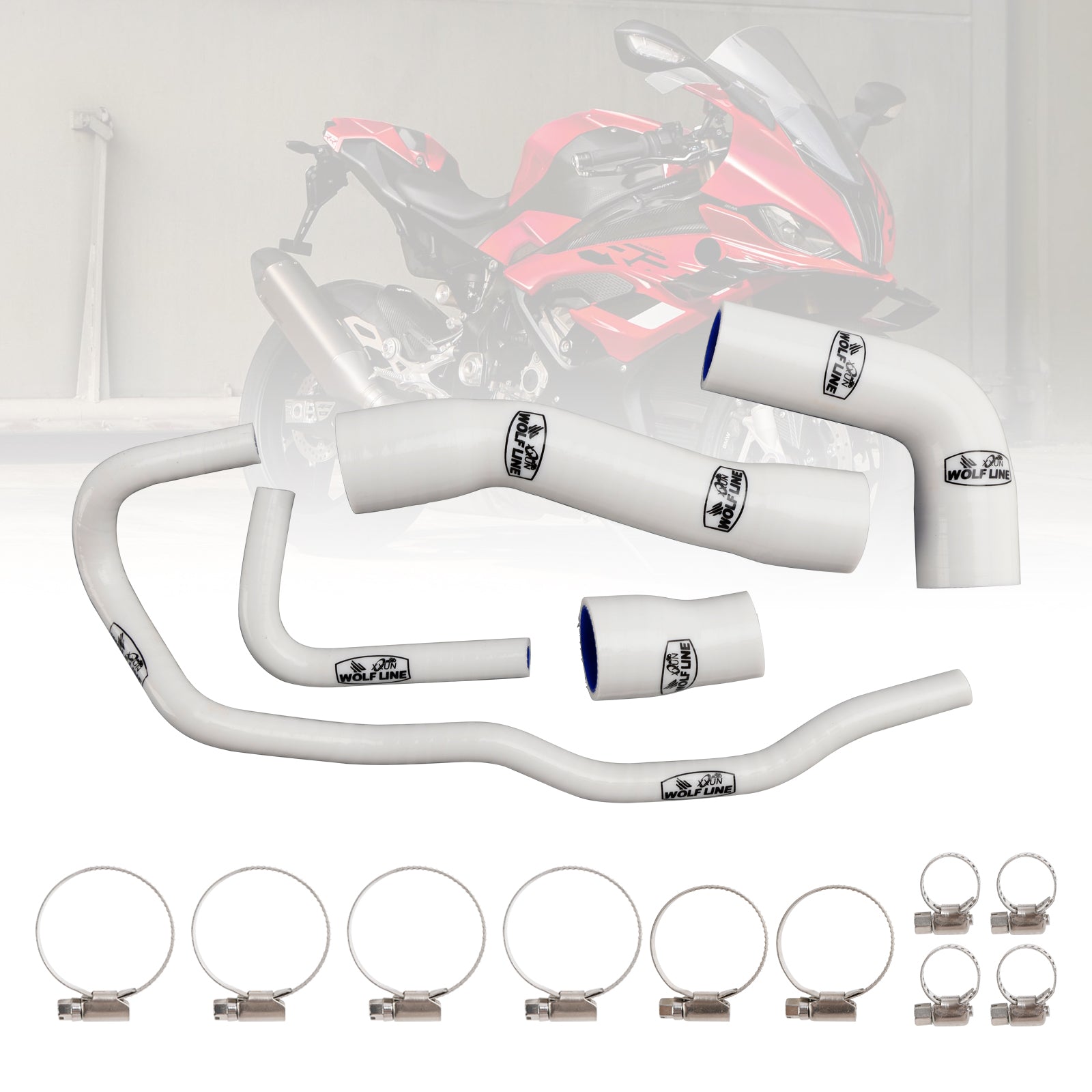 2019-2023 BMW S1000RR Silicone Radiator coolant Hose kit