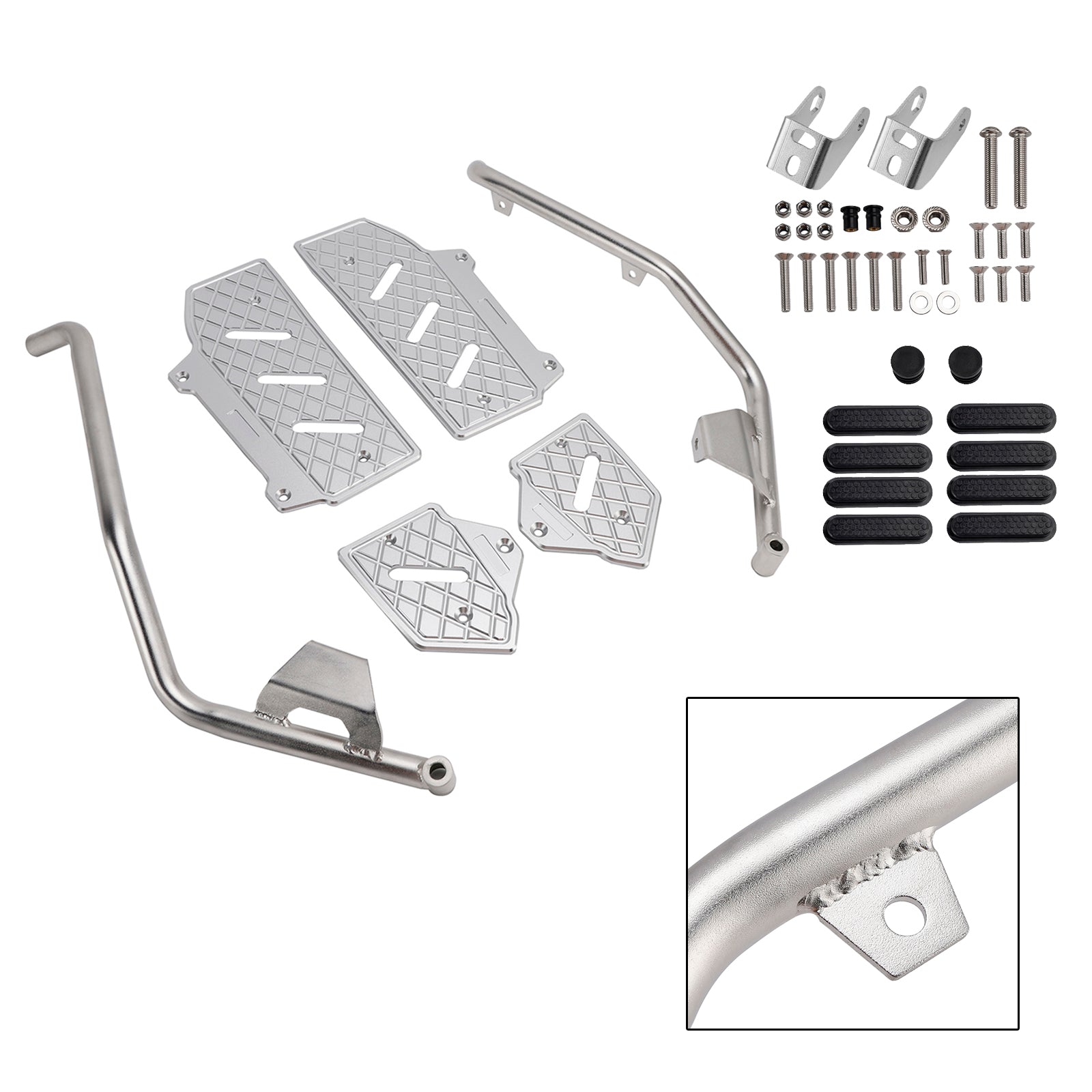 Honda Adv350 2022-2025 24 Crash Bar Lower Engine Guard Steel Frame Black