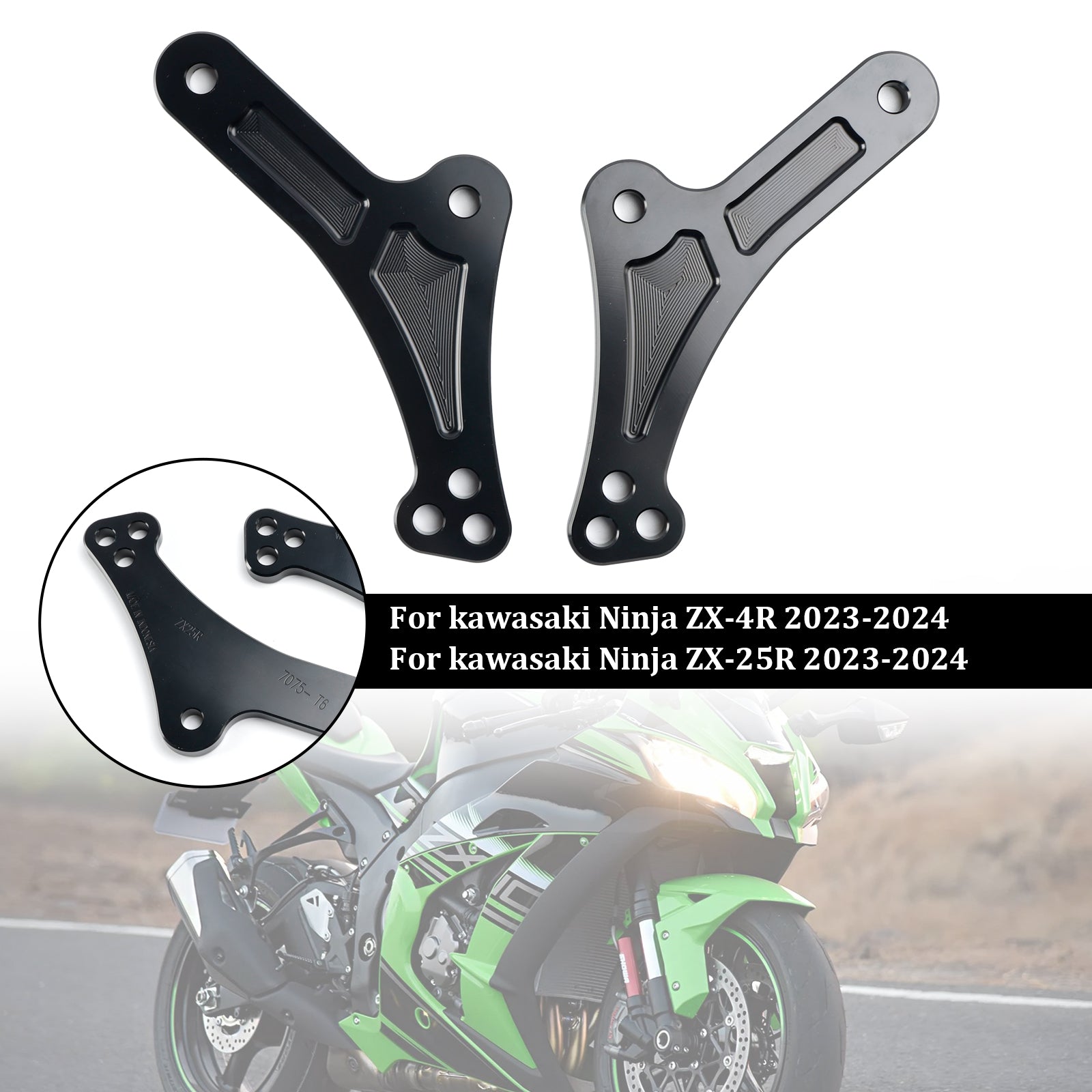 23-24 Kawasaki ZX-25R ZX-4R Liens de suspension inférieurs réglables