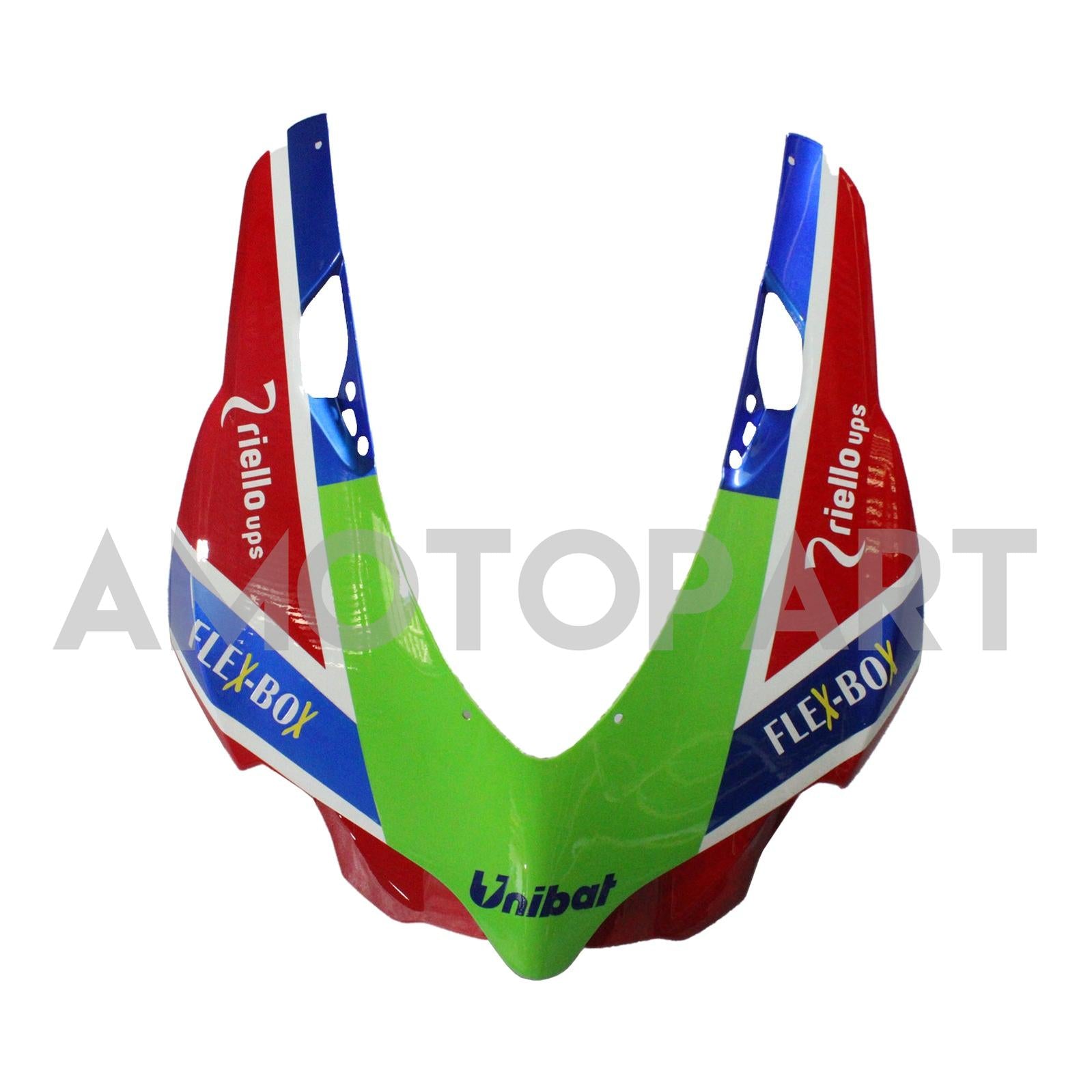 Amotopart 2012-2015 Ducati 899 Red White Green Fairing Kit