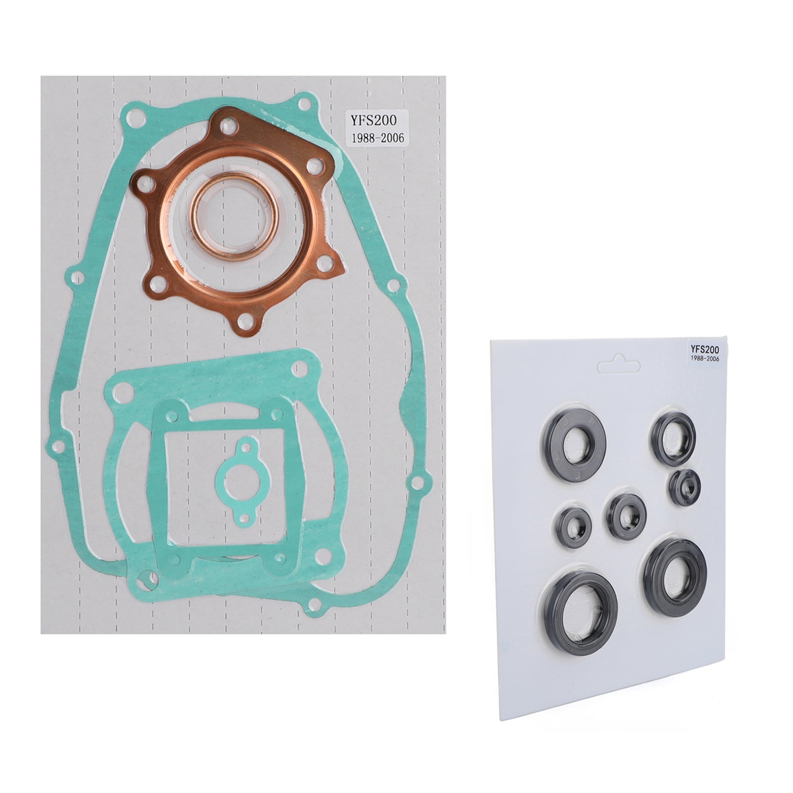 Top Gasket Kit Complete Set Fit for Yamaha Blaster YFS200 1988-2006 w/Oil Seals