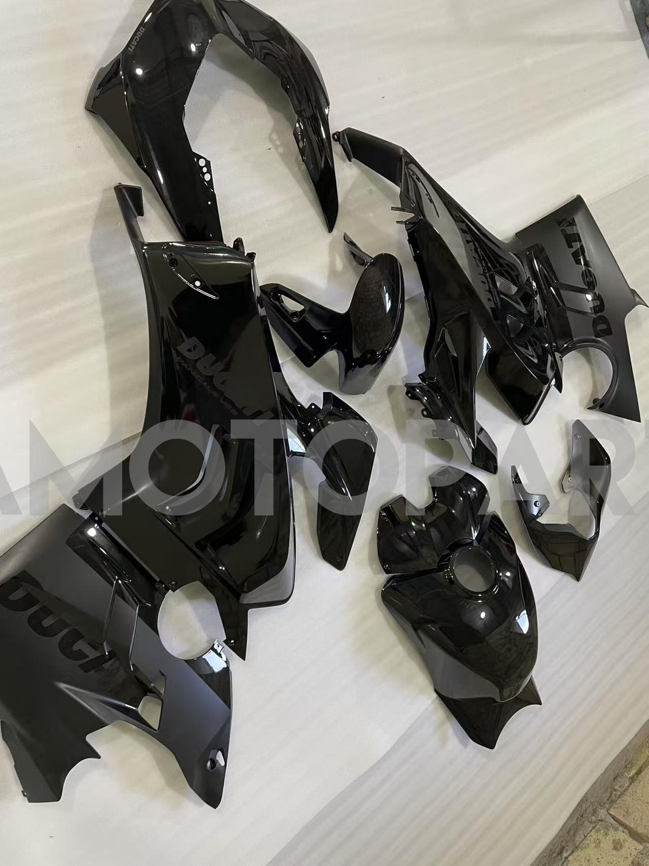 Amotopart Ducati 22-24 Panigale V4 V4S Glossy Black Fairing Kit
