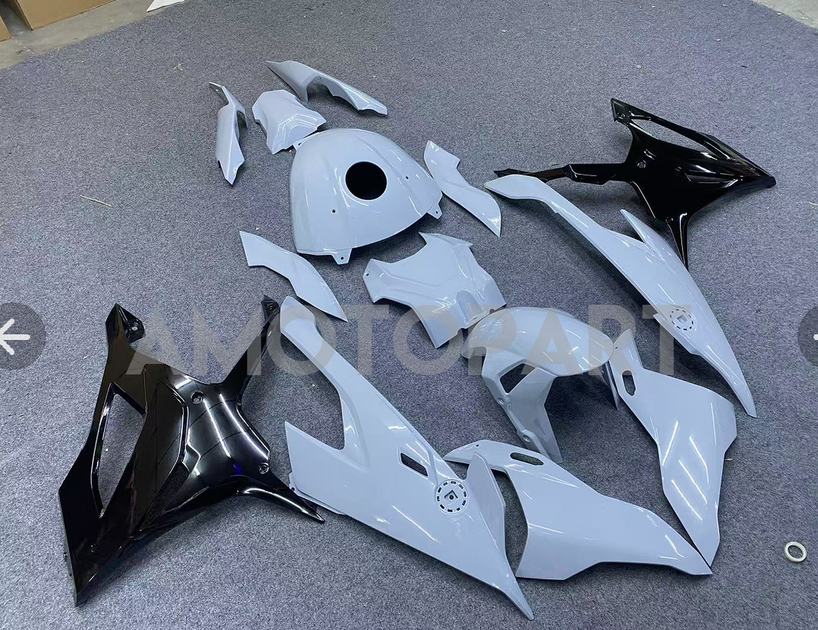 Amotopart 2019-2022 BMW M1000RR S1000RR ライトブルー & ブラック フェアリングキット