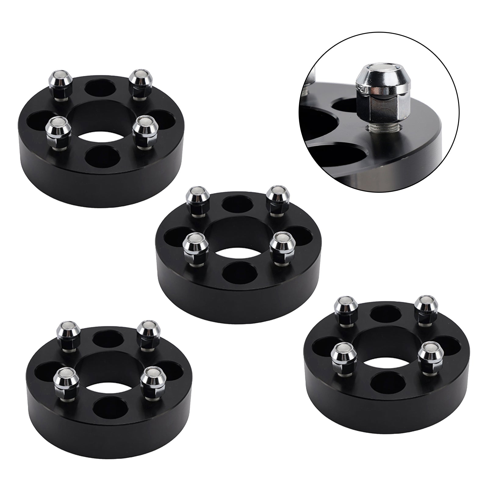 Ezgo Club Car Golf Carts 1.5" Wheel Spacers Kit Cable Golf Carts Lug Nuts