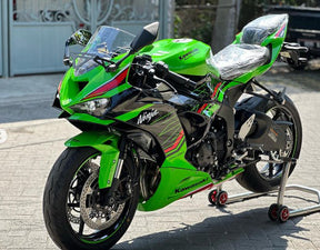 Kit carena Amotopart 2019-2023 Kawasaki ZX6R verde nero