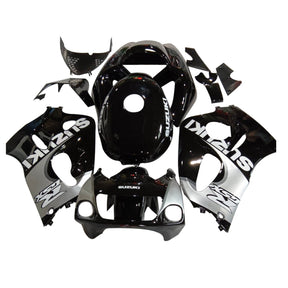 Amotopart Suzuki GSXR600 1996-2000 GSXR750 1996-1999 Black&Grey Fairing Kit