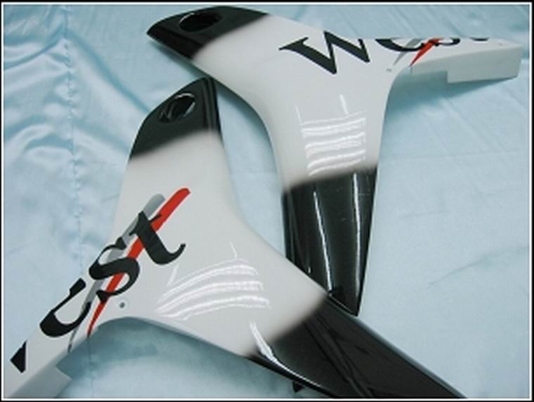 Amotopart 2007-2008 Honda CBR600RR White&Black Fairing Kit