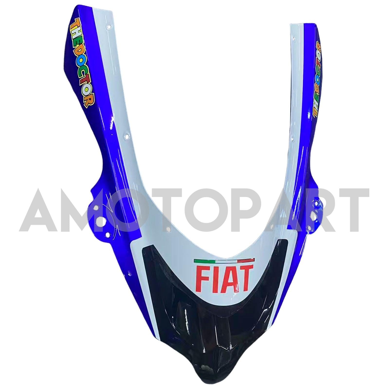 Amotopart 2004-2005 Kawasaki ZX10R Glossy Blue White Fairing Kit