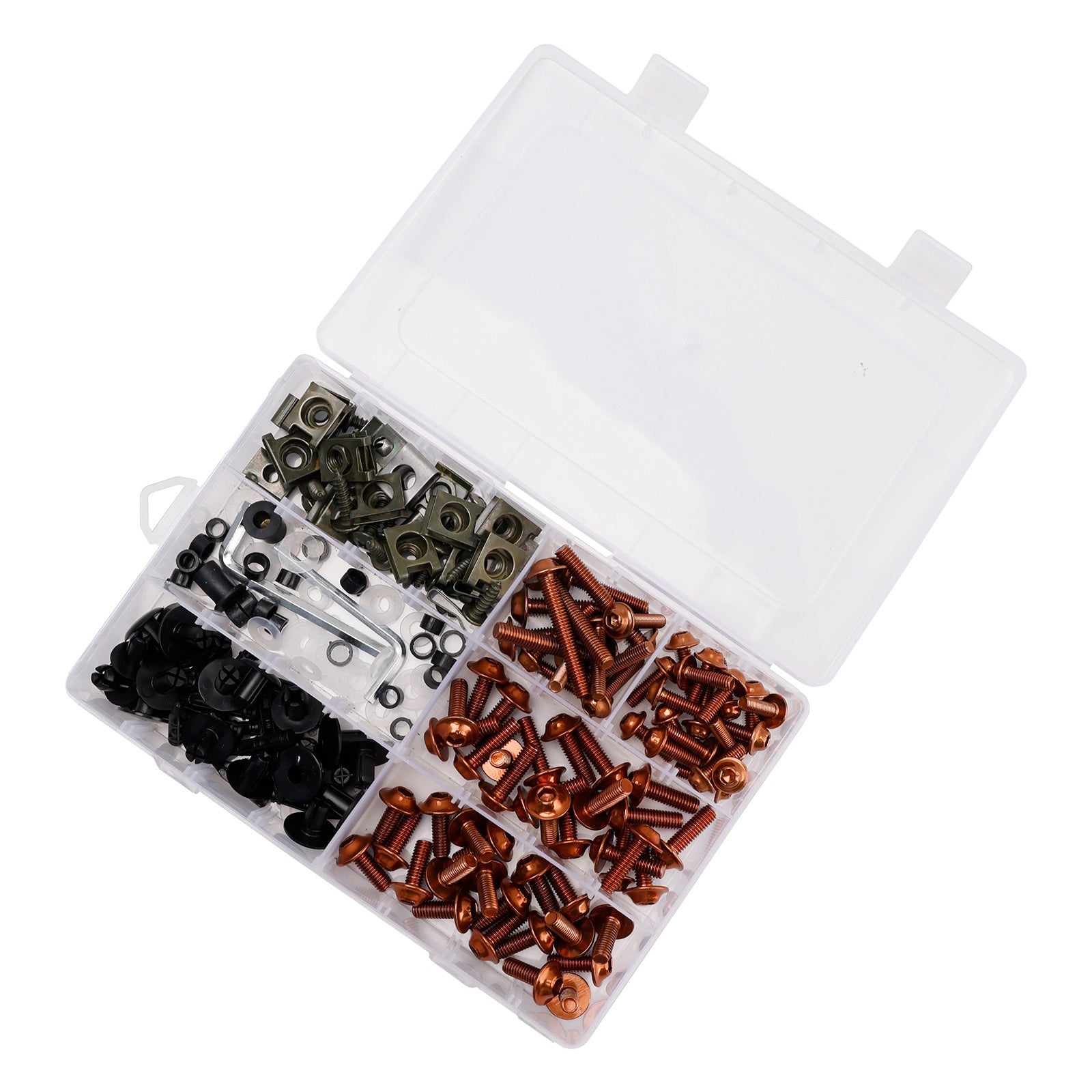 M5 + - M6 198 Clip Set Klemmen / Verkleidungsschrauben Teile Schrauben Schwarz