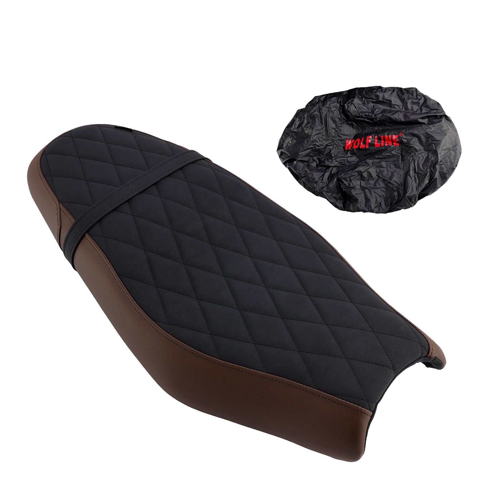 24+ Speed ​​Scrambler 400 X Komplett gepolsterter Fahrer-Beifahrersitz Schwarz Schwarz