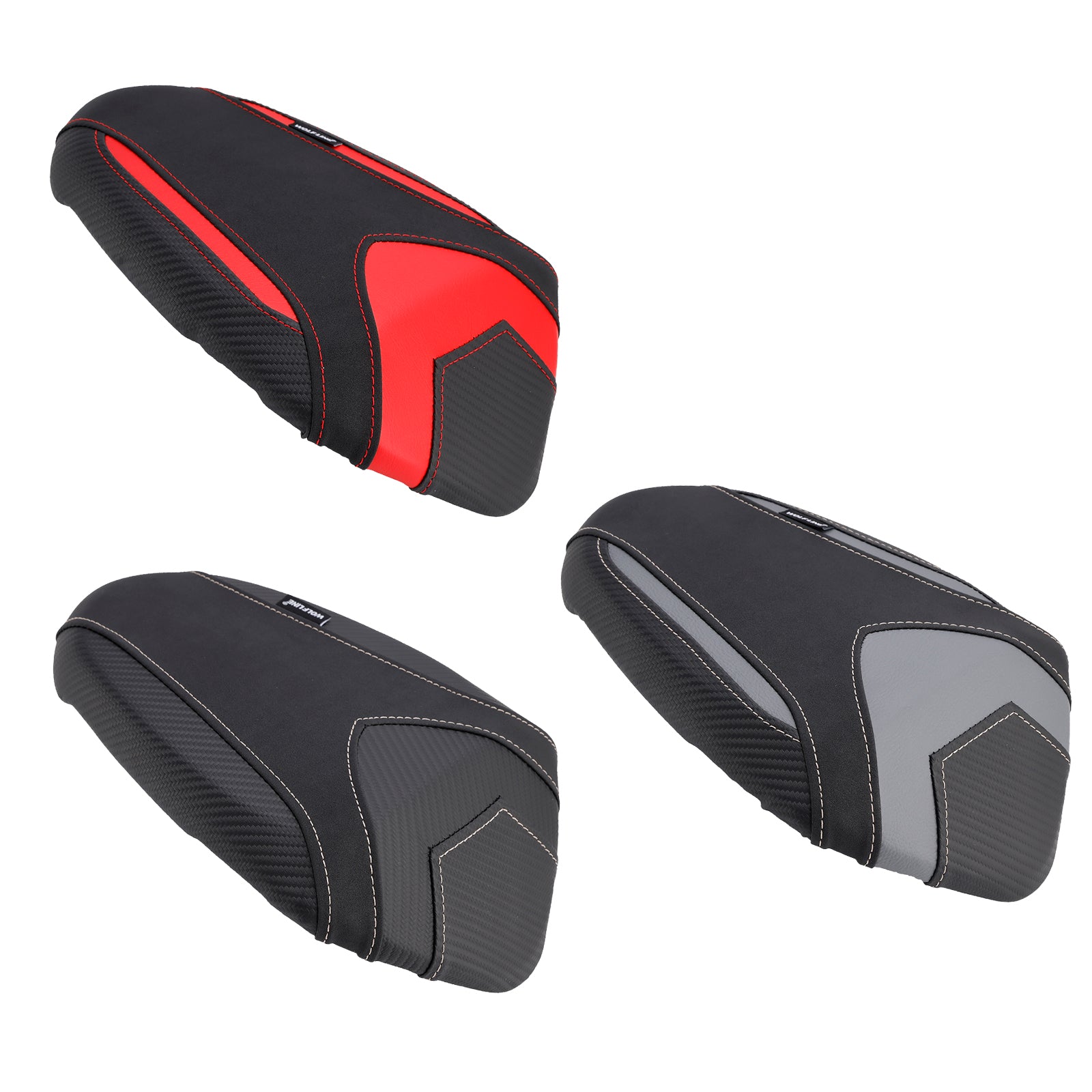 Triumph Street Triple 765 S R 19-24 Rear Passenger Seat Pillion Saddle Flat Black