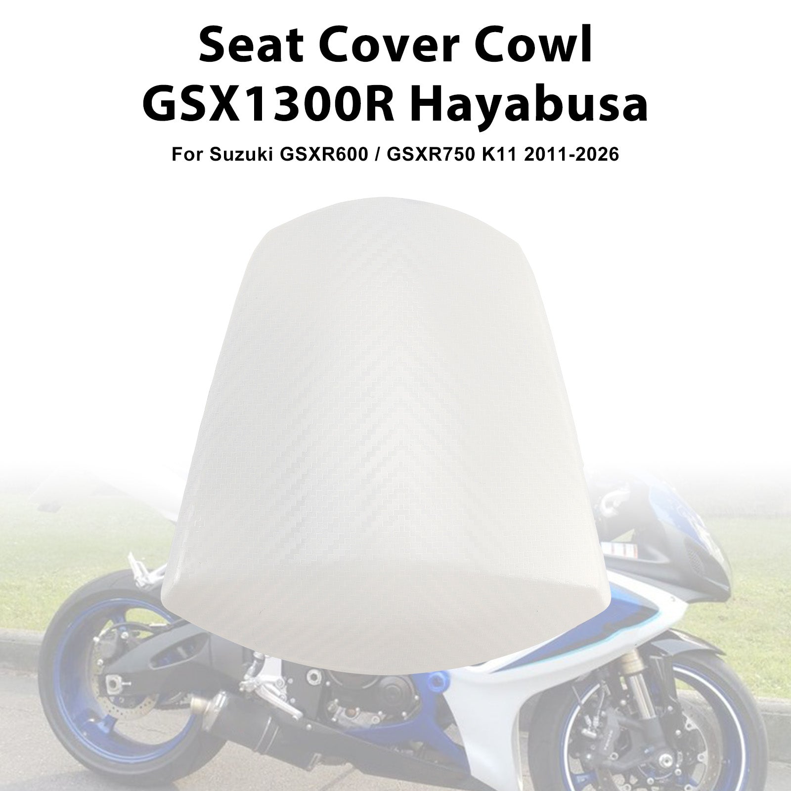 Housse de carénage de siège arrière Suzuki GSXR600 GSXR750 K11 2011-2026