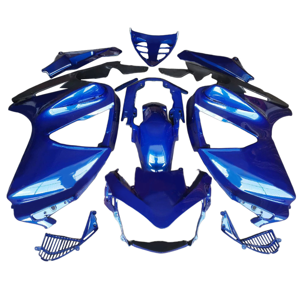 Amotopart Honda ST1300 2002–2016 glänzend blaues Verkleidungsset