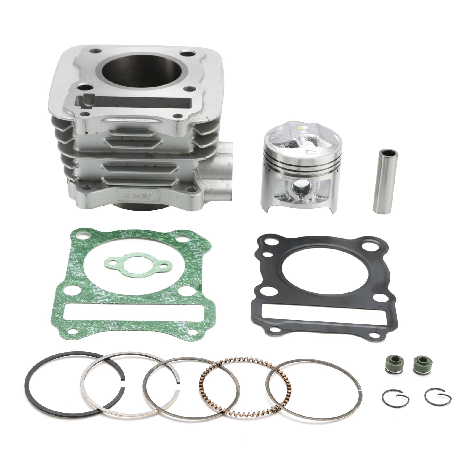 Suzuki Gz125 Gs125 Gn125 En125 57mm Cylinder Domed Type Piston Gaskets Kit