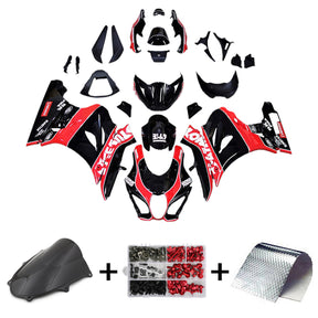 Amotopart 2017-2024 K17 GSXR1000 Suzuki Black&Red Fairing Kit