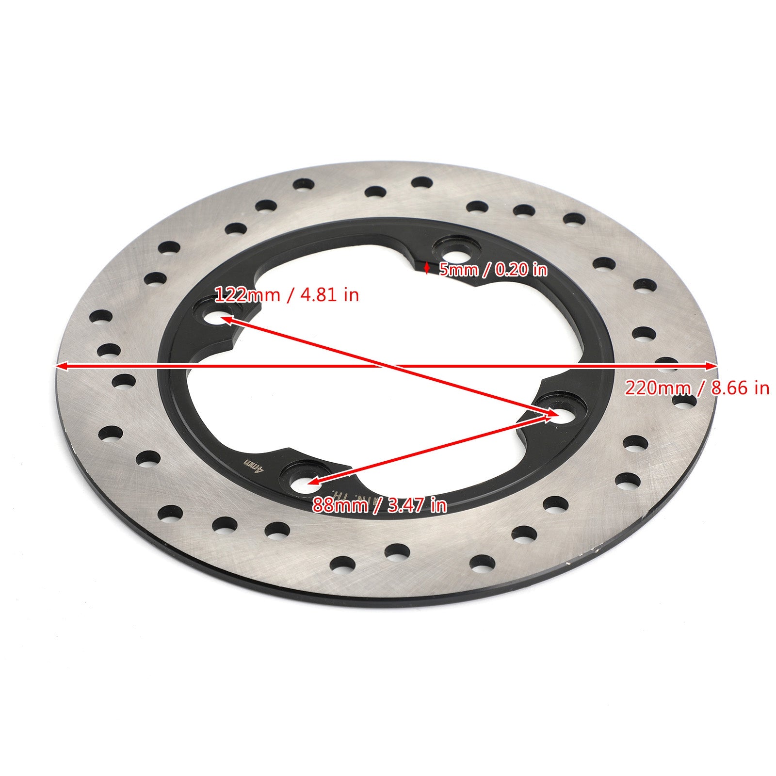 Triumph TT 600 Daytona 595 600 675 955i 96-12 T2025200 Rear Brake Disc Rotor