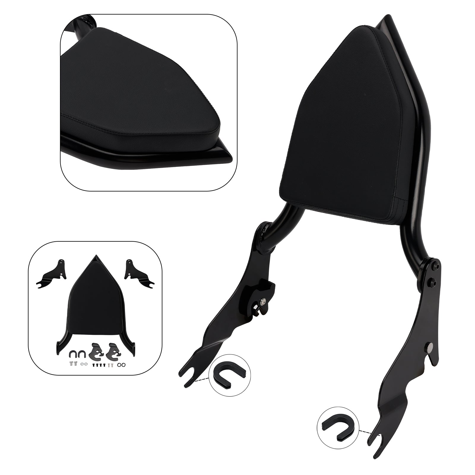 ROAD KING 2009-2022 STREET GLIDE 2009-2024 Passenger Sissy Bar Backrest