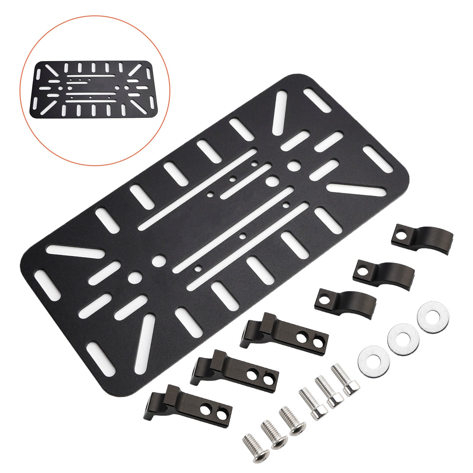 Motorcycle Saddlebags Adjustable Symmetrical Mounting Brackets Universal