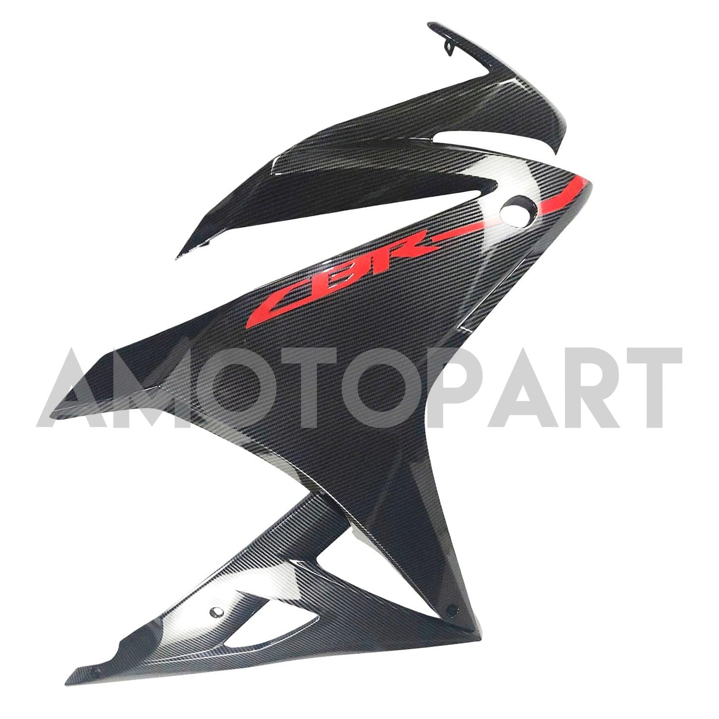 Amotopart 2016-2018 Honda CBR500R Carbon Fiber Pattern Fairing Kit