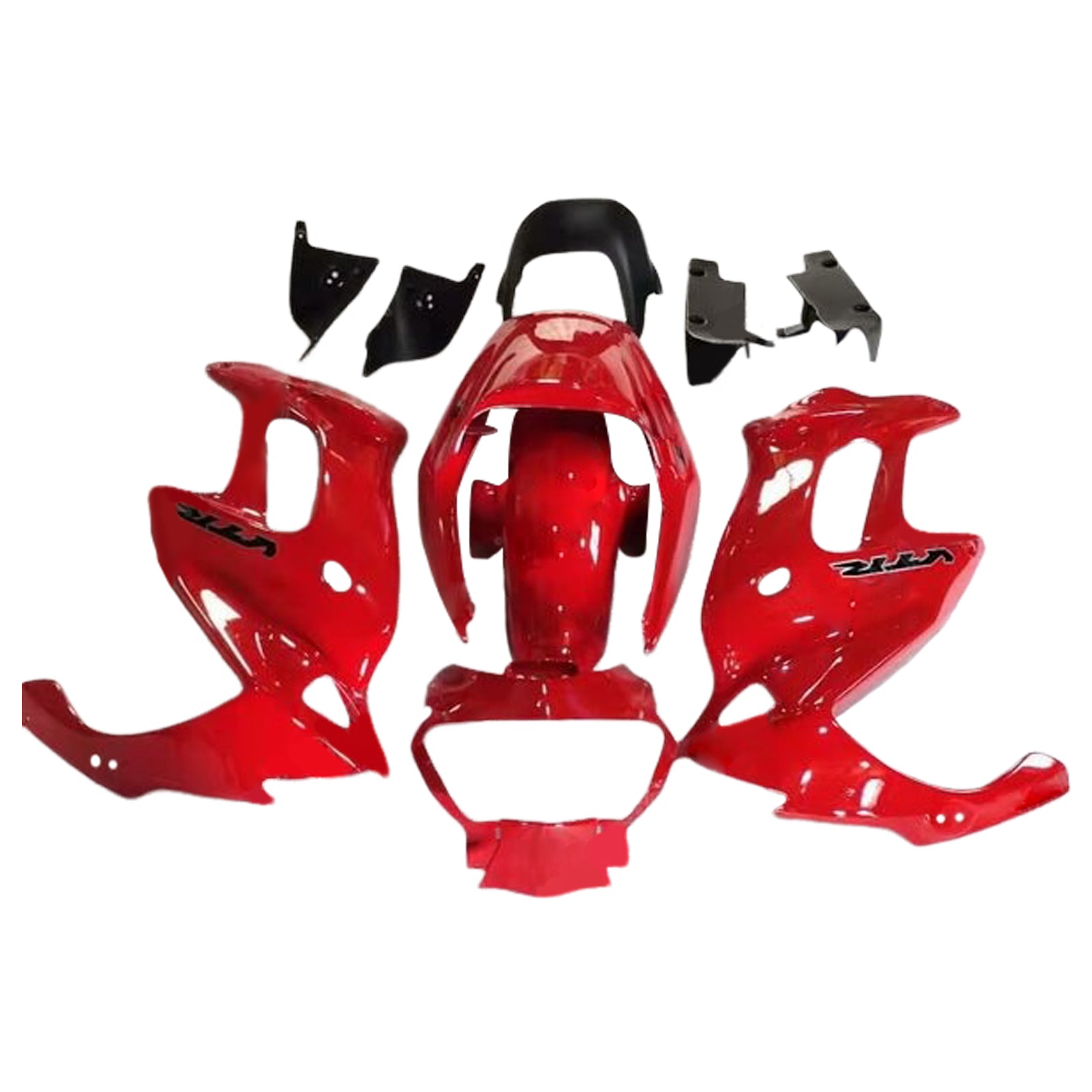 Amotopart 1997-2005 VTR1000F Honda Red Fairing Kit