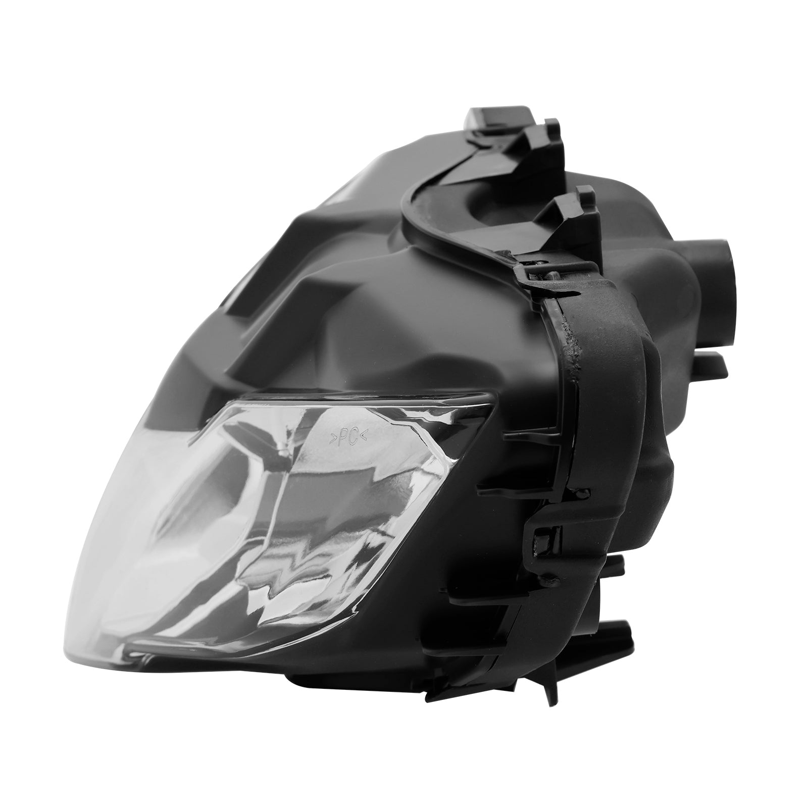 Frontscheinwerfer-Gitter-Scheinwerfer-LED-Schutz für Yamaha Y15ZR V2 2019–2021, rauchfarben