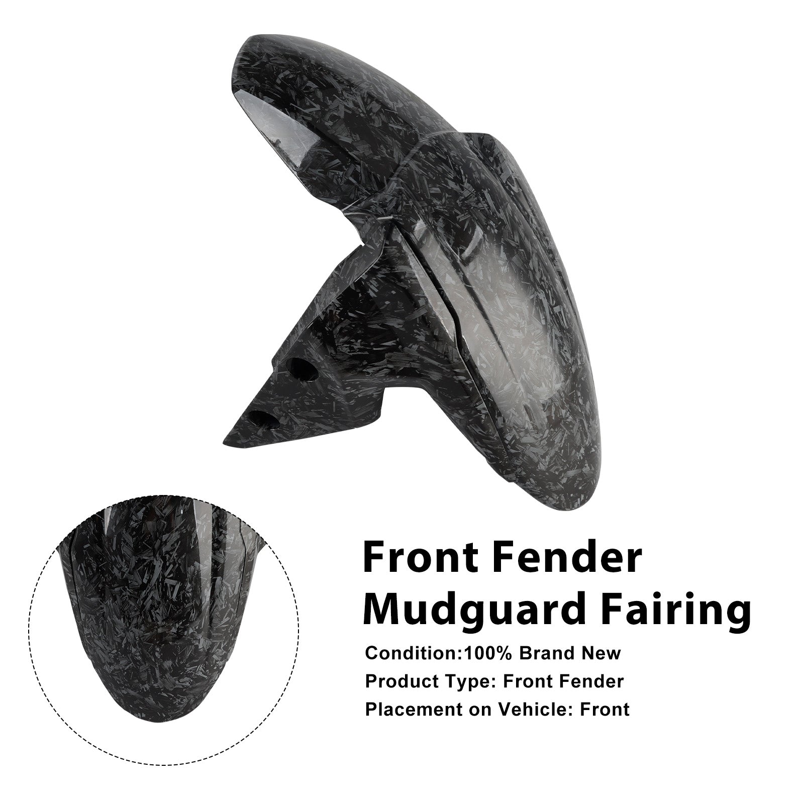 Street Triple 765 R RS 2020-2025 Front Fender Mudguard Fairing