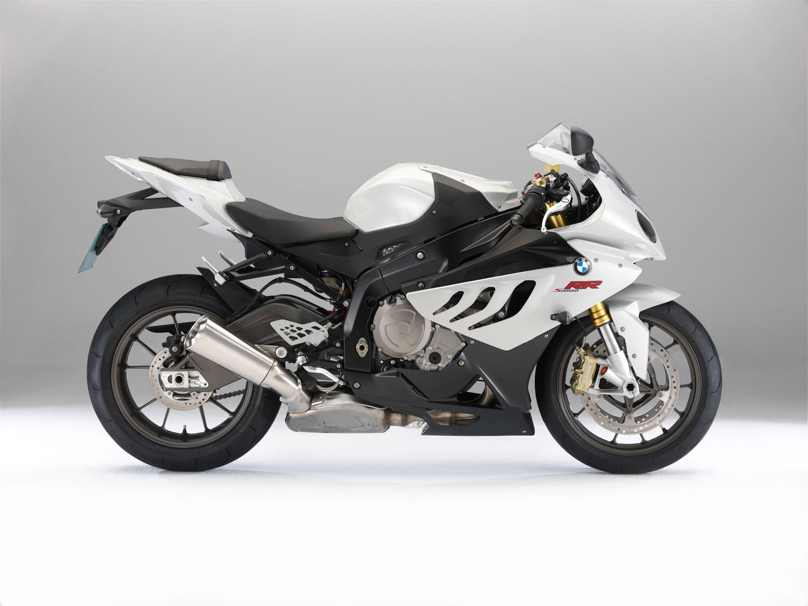 Amotopart 2009-2014 BMW S1000RR White Fairing Kit