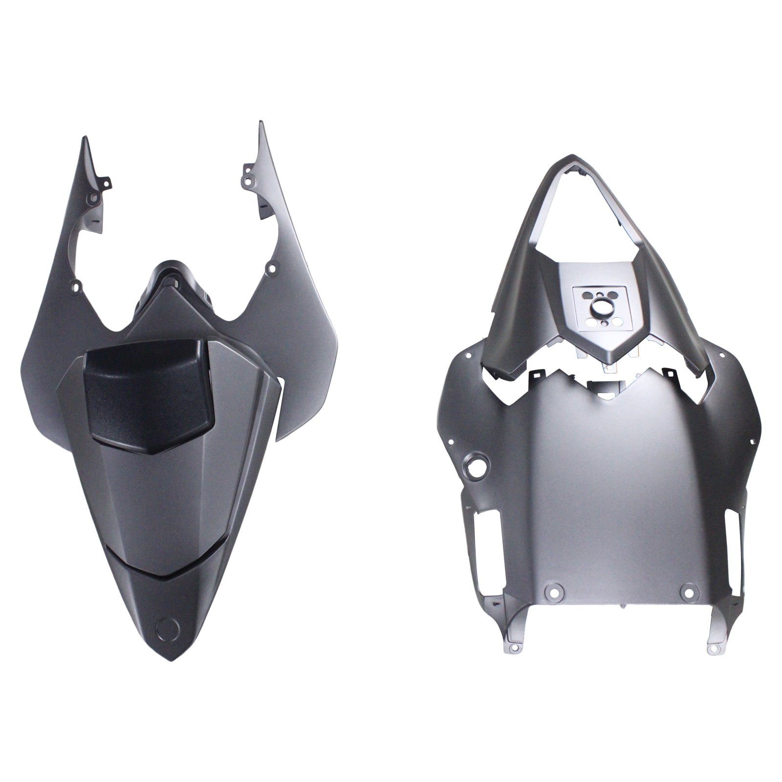 Amotopart 2008–2016 Yamaha YZF 600 R6 Verkleidungsset aus Kohlefaser in Schwarz und Grau