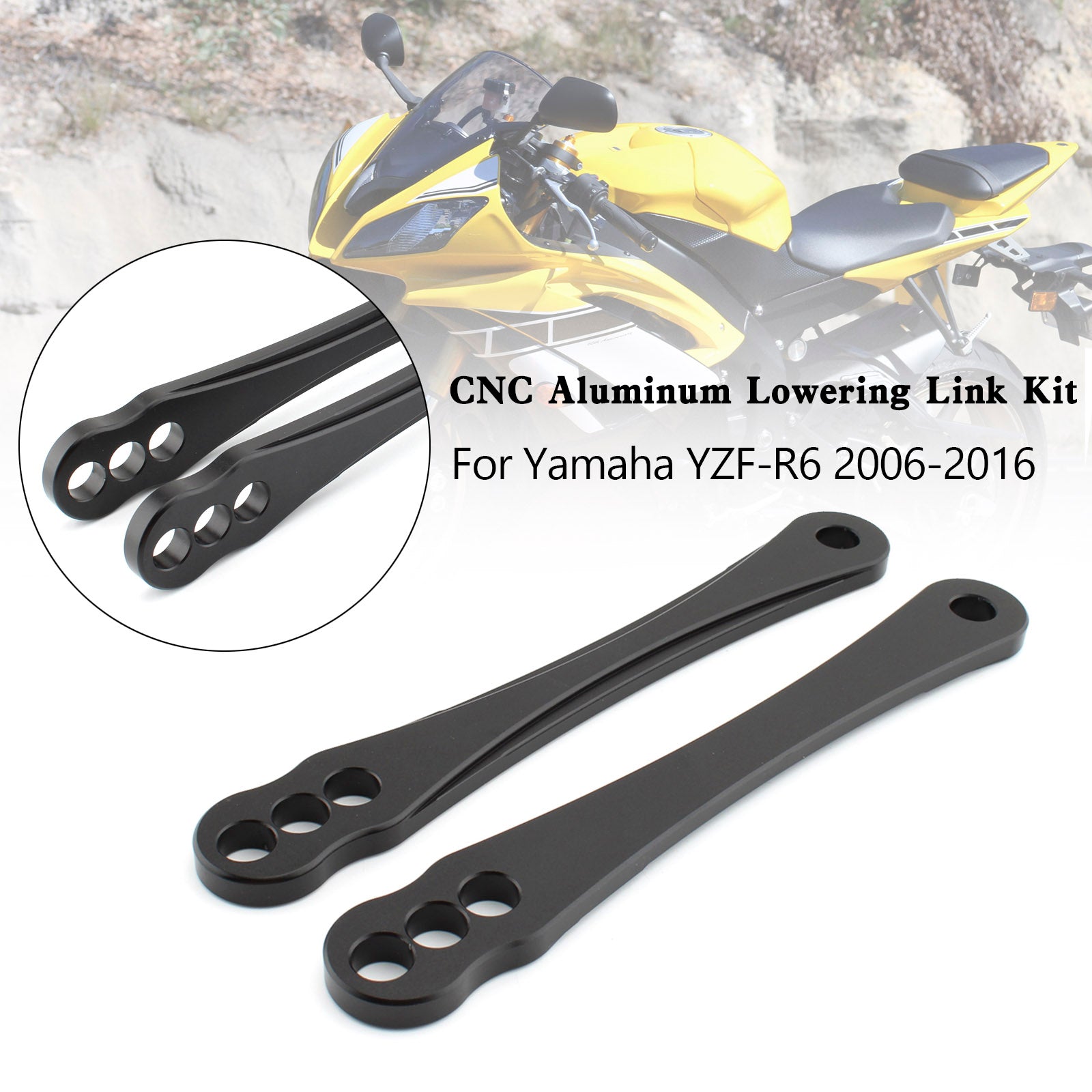 06-16 Yamaha YZF R6 CNC Aluminum Lowering Link