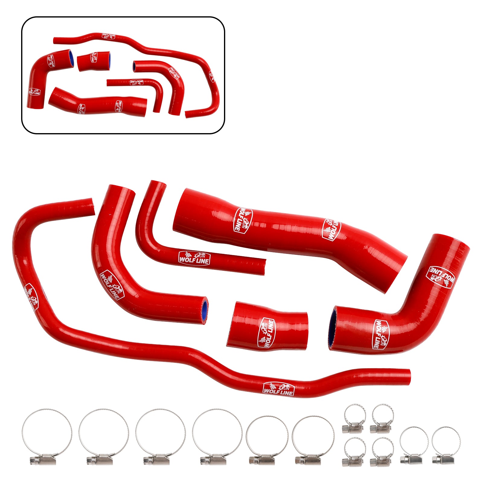 2021-2024 BMW S1000XR Silicone Radiator coolant Hose kit