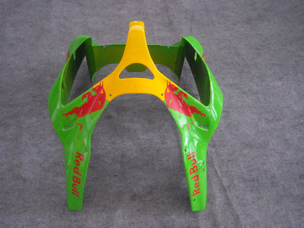 Amotopart Kawasaki 2000-2002 ZX6R 636 & 2005-2008 ZZR600 Green Fairing Kit