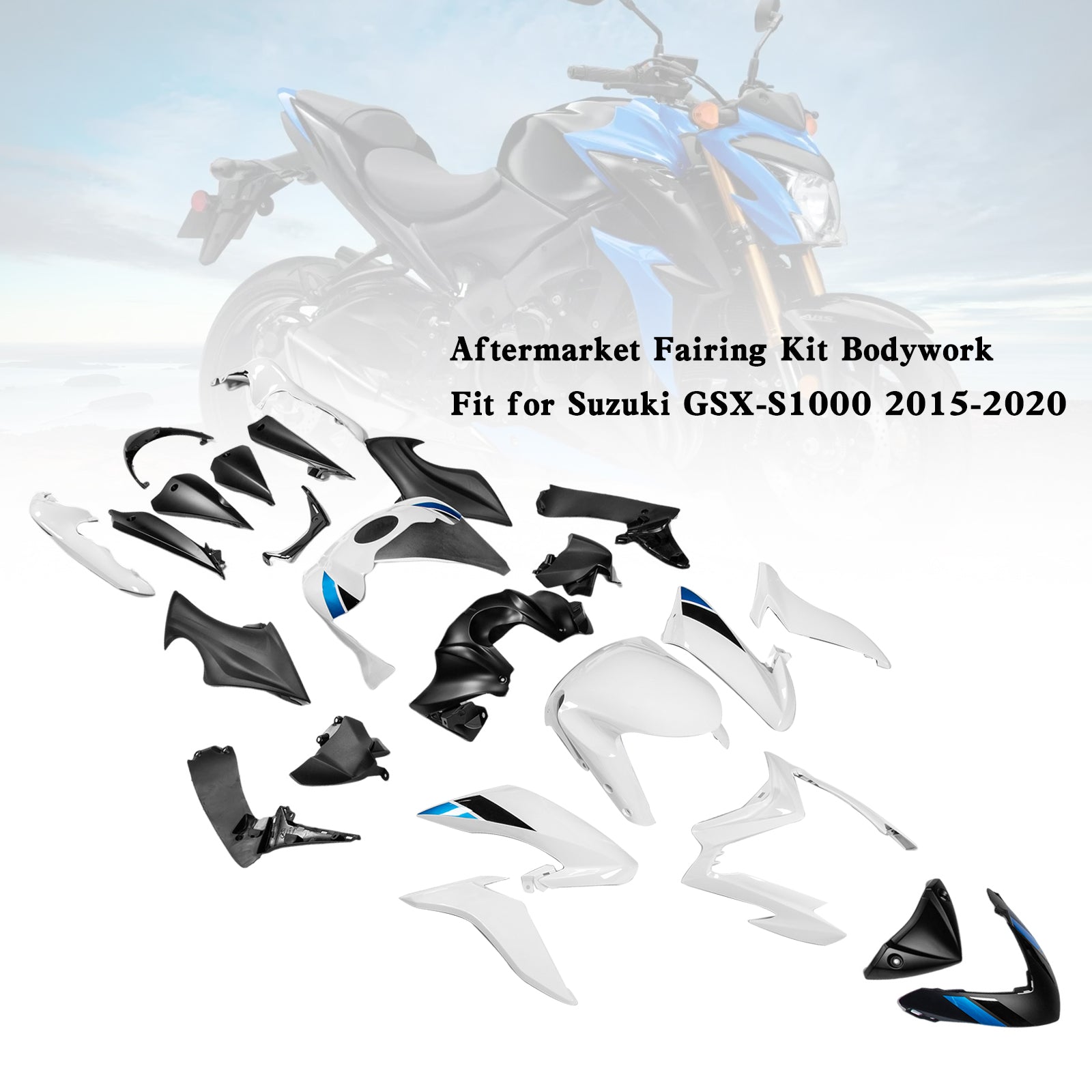 Amotopart (2015-2020) Suzuki GSX-S 1000 Fairing Kit Colletion 1